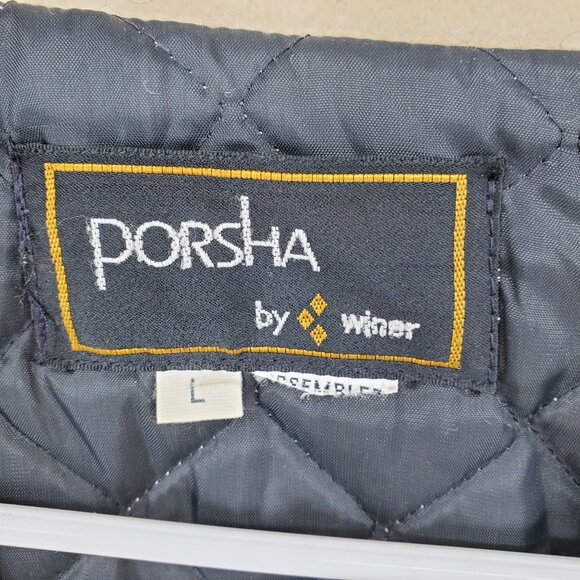 Vintage Porsha Winer West Arctic Coast Varsity Coat Jacket Large Polar Bear 90s - Picture 4 of 16